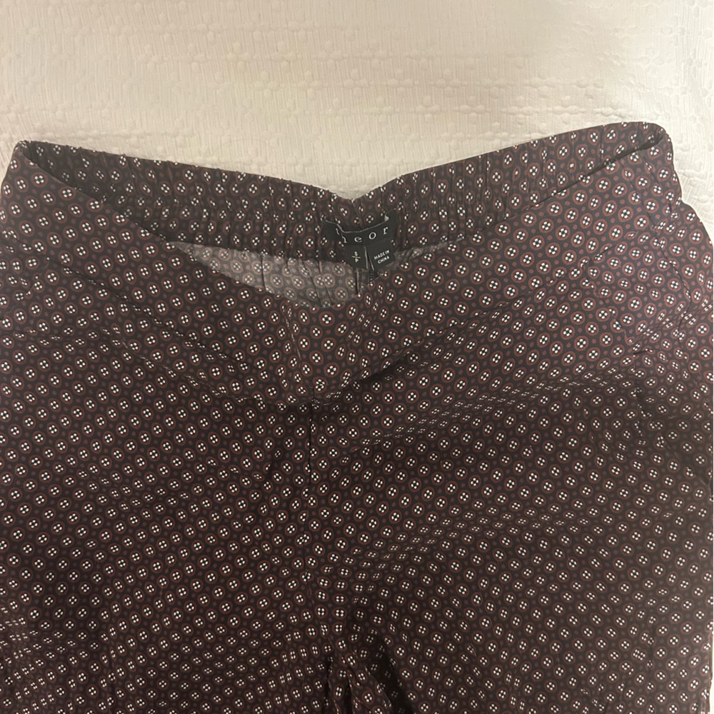 Theory Silk Patterned Pants - Picture 12 of 17